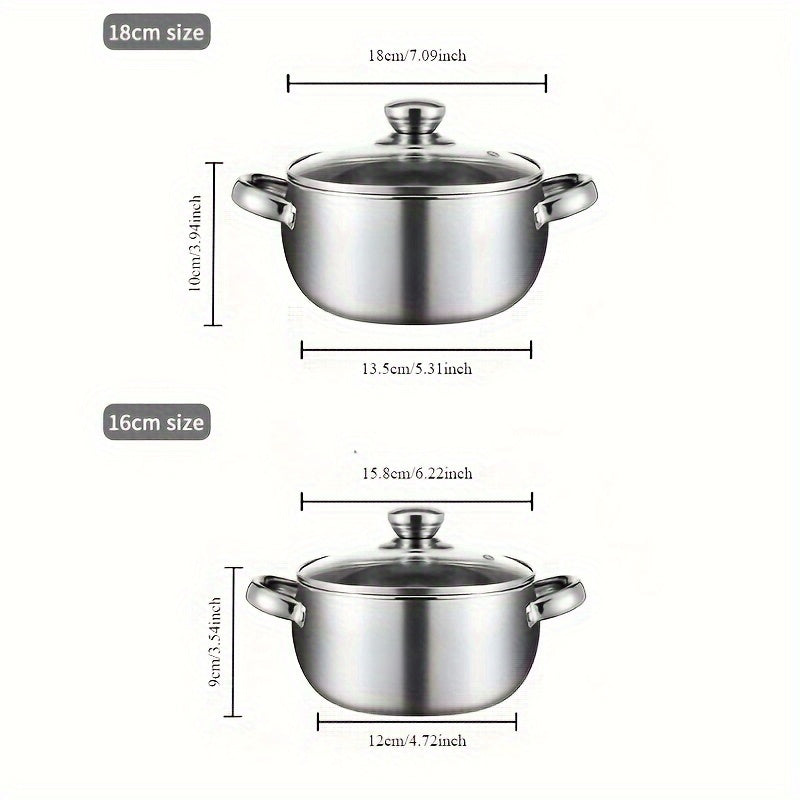 Premium 8-piece Pot Set with Kitchen Cooking Utensils - Versatile Pot for Home and Dining, Safe for Dishwasher and Oven Use. Includes 3 Different Pot Sizes and Lids, Comes with a Bonus Spoon.