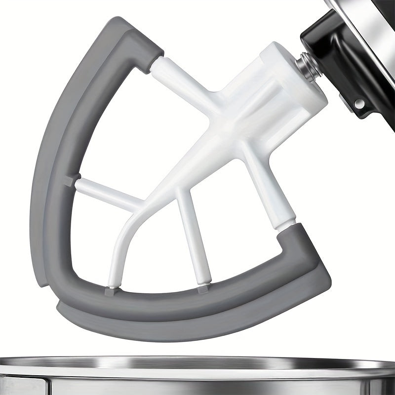 One piece Tilt-Head Flex Edge Beater designed for KitchenAid 4.5-5 Quart Bowl Stand Mixers. This accessory features a flat beater paddle with silicone edges for enhanced mixing and scraping.