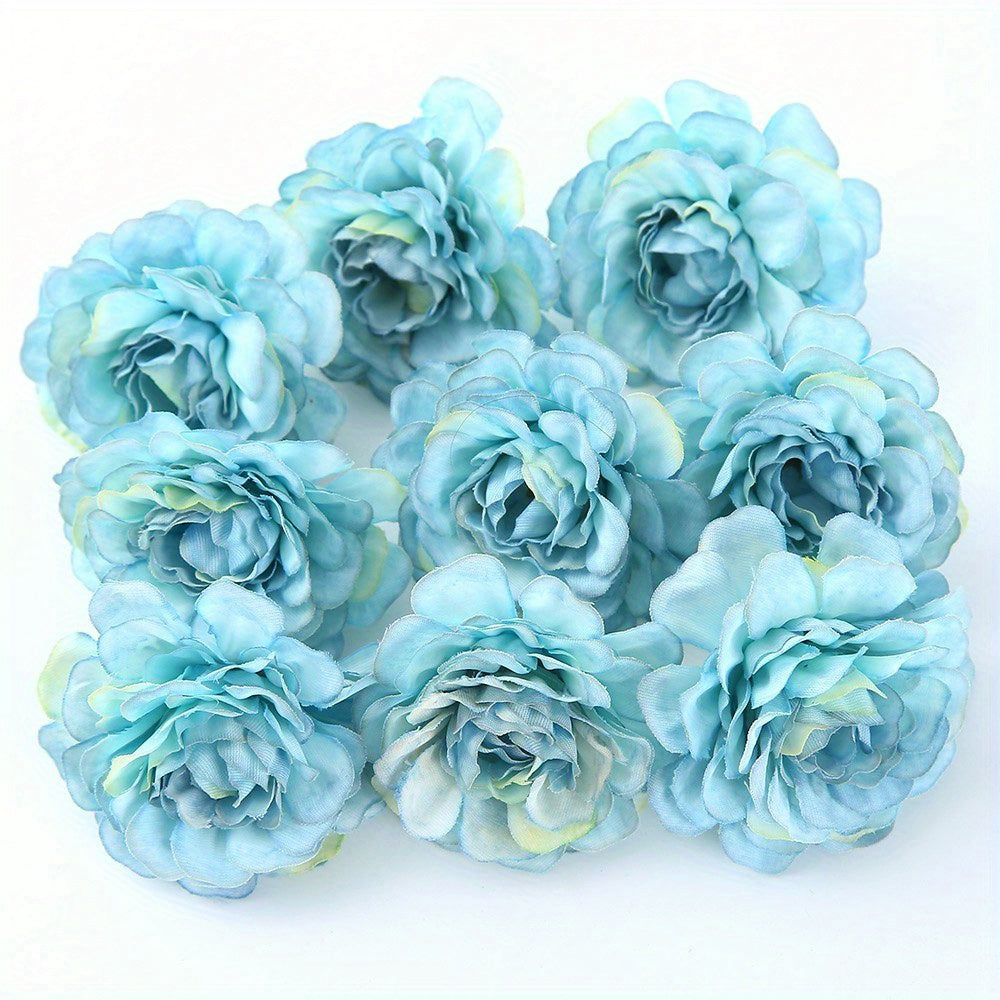 10/20pcs Multi-layer Rose Head Flower - Artificial DIY Wreath Material for Weddings and Home Decor