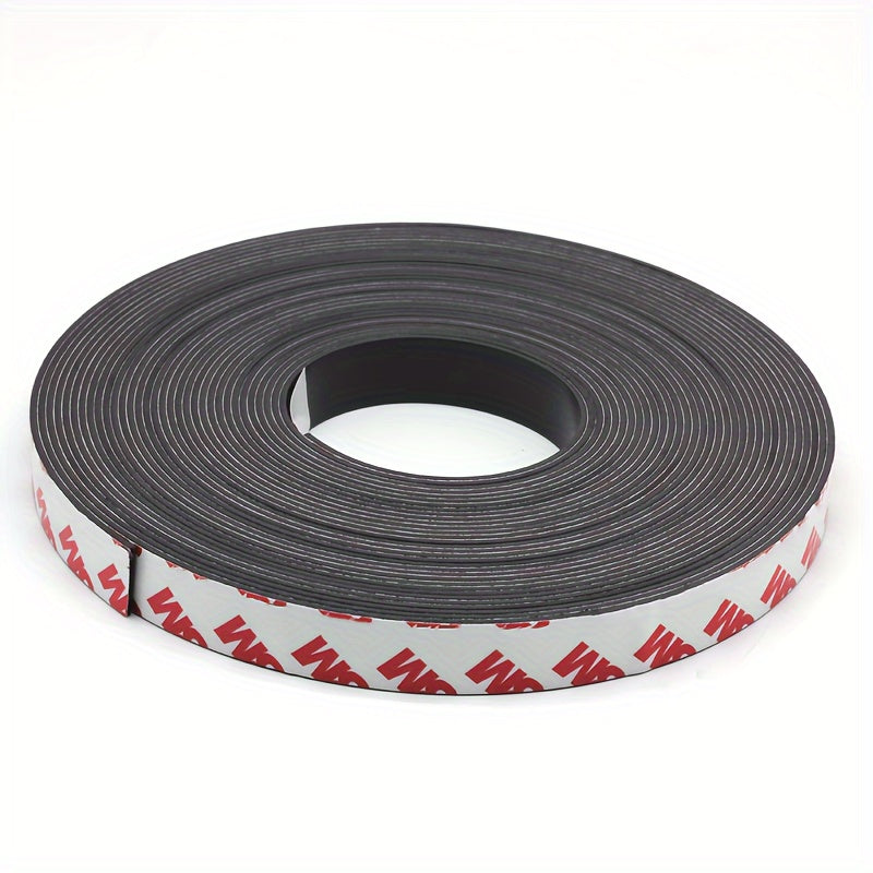 U-POLEMAG Brand's 10M Magnetic Tape Roll: Premium Self-Adhesive Flex Magnets for Hanging, Tools, and Home Decor - Perfect for Christmas, Halloween, Easter, and Thanksgiving