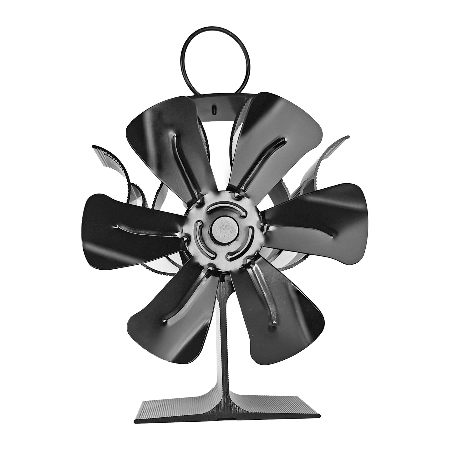 1-piece 5-blade Wood Stove Fan - Non-Electric Thermoelectric Fan for Wood Fireplace. Perfect Thanksgiving, Halloween, Christmas Gift and Essential Fall/Winter Fireplace Accessory