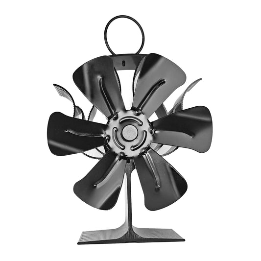 1-piece 5-blade Wood Stove Fan - Non-Electric Thermoelectric Fan for Wood Fireplace. Perfect Thanksgiving, Halloween, Christmas Gift and Essential Fall/Winter Fireplace Accessory