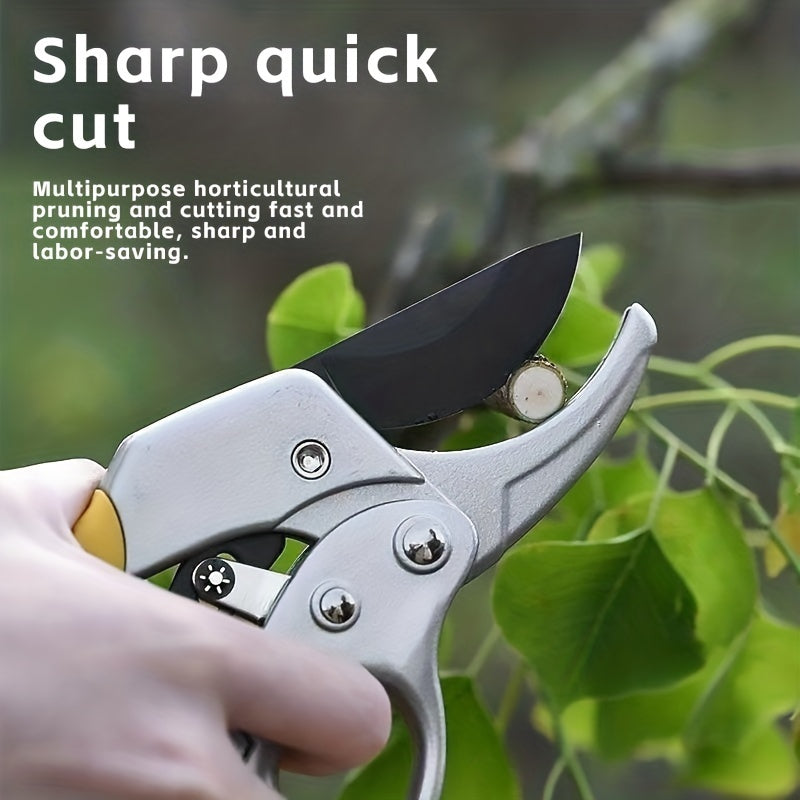 1pc Pruning Shears with Spring for Fruit Picking or Branch Pruning, Labor-Saving Garden Tool