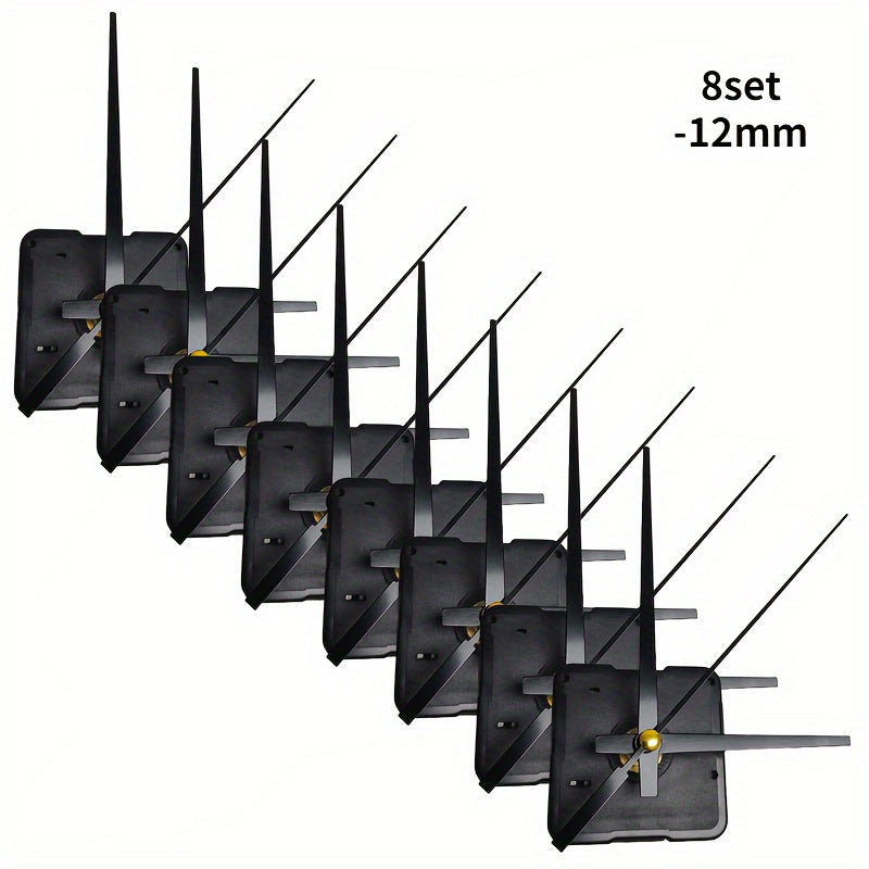 Set of 8 High-Quality Scan Movement and Hands for DIY Cross Stitch Clock