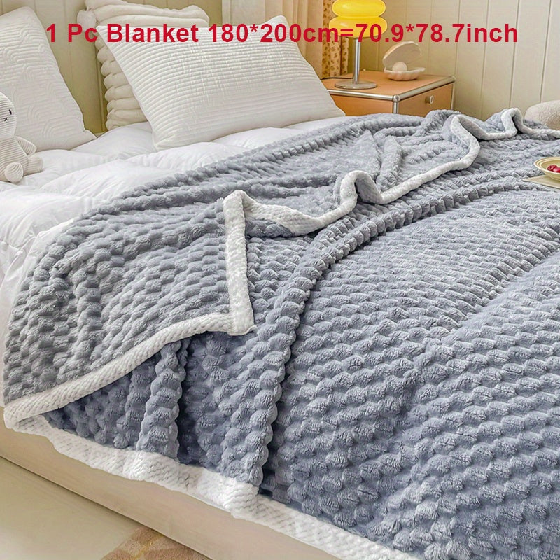 Soft and cozy fleece blanket for couch, sofa, office, bed, camping, and traveling. Perfect birthday or holiday gift for boys, girls, and adults. Great for home decor during the holidays.