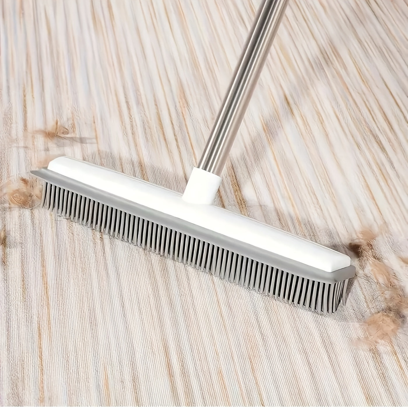 Versatile Pet Hair Removal Broom for Carpets & Hard Floors - Durable and Eco-Friendly, Great for Home and Commercial Rug Cleaning, Shampooing Carpets