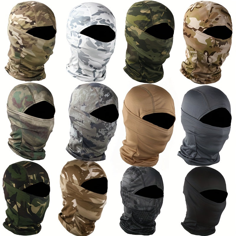 Adjustable Windproof UV Protection Hood with Balaclava Face Mask