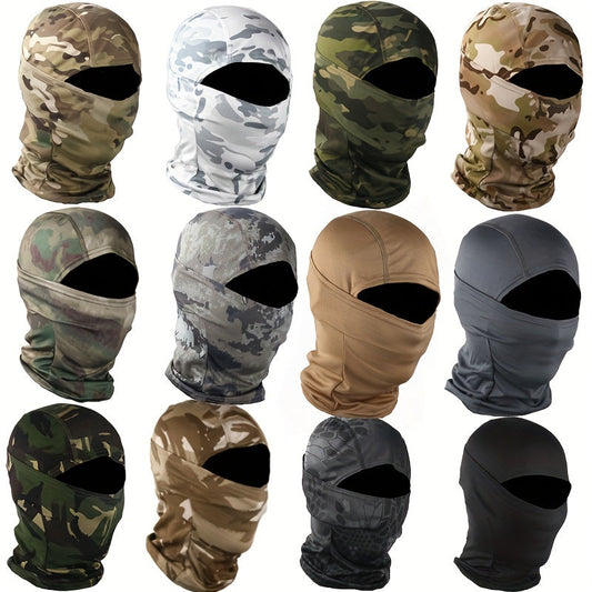 Adjustable Windproof UV Protection Hood with Balaclava Face Mask