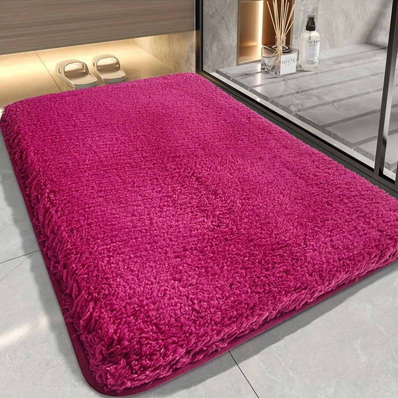 Soft, non-slip mat for bathroom doorways, stock available for cross-border shipping.