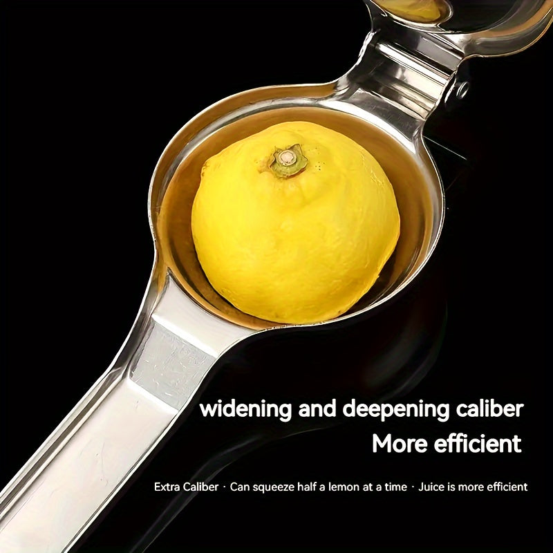 Stainless Steel Citrus Manual Juicer with Multifunctional Design, Perfect for Lemons and Oranges - Ideal for Kitchen Use