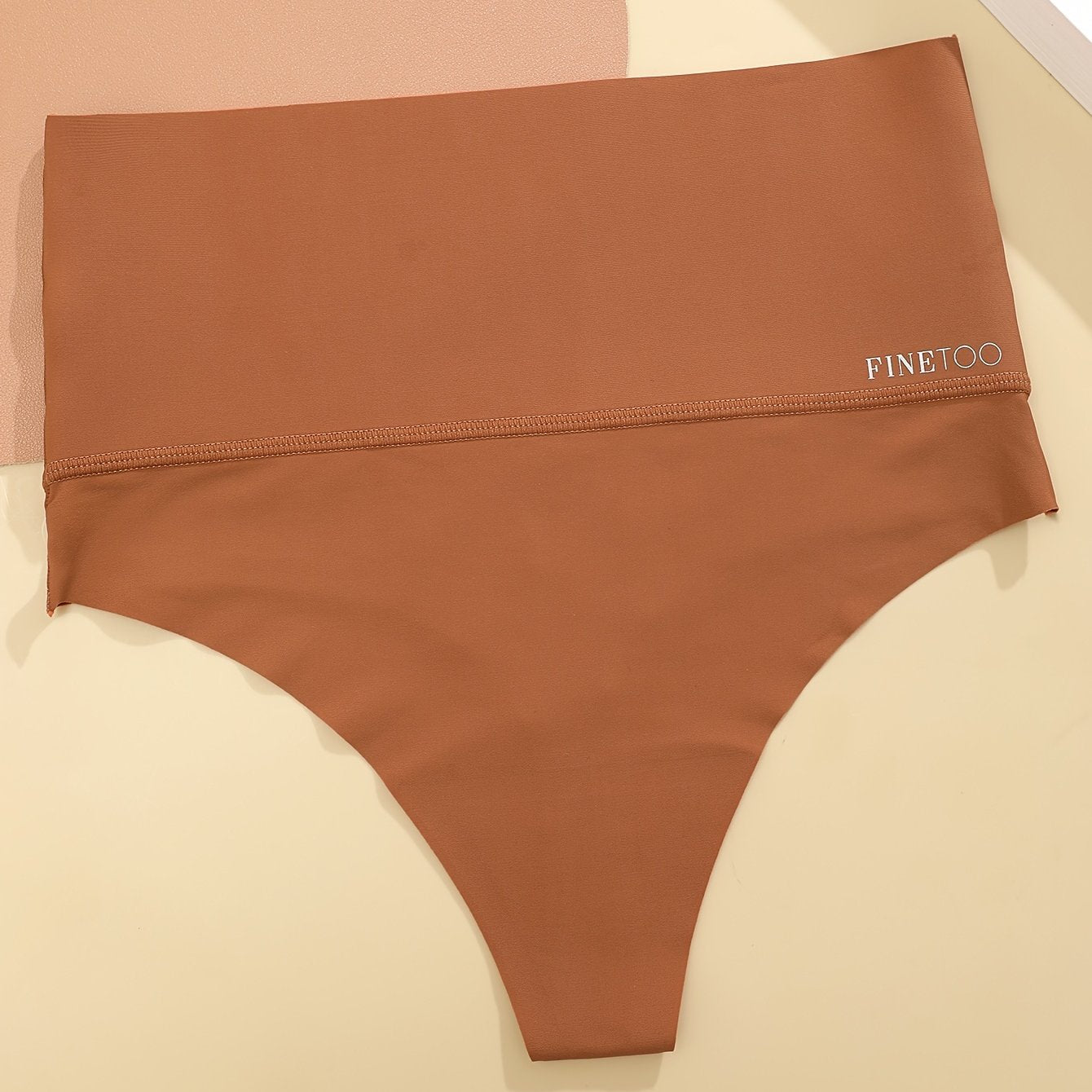 Soft and stretchy high waisted thongs for women with tummy control.