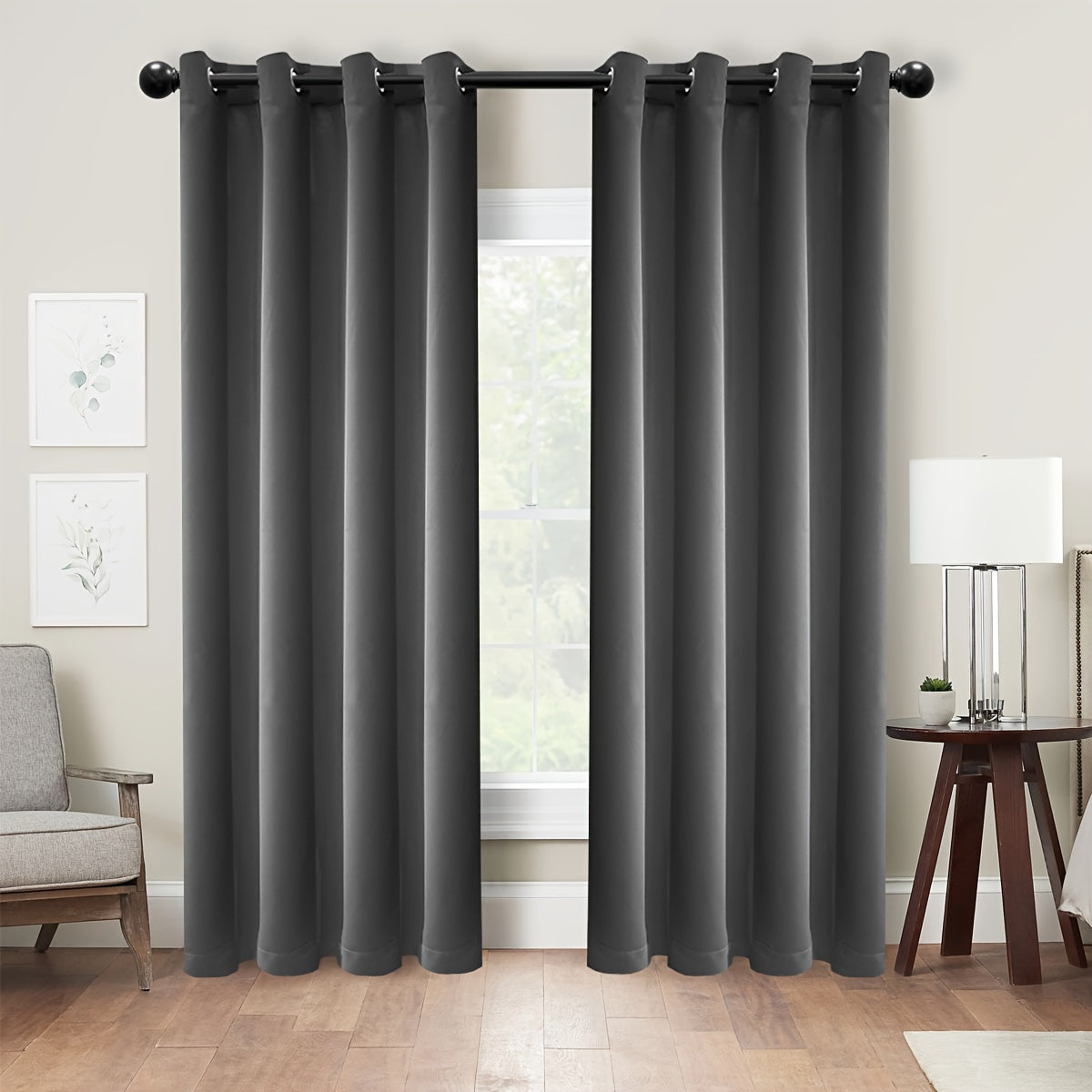 1PC Insulation and Blackout Circle Curtains, Ideal for Bedrooms and Living Rooms, Minimize Noise and Light Blocking