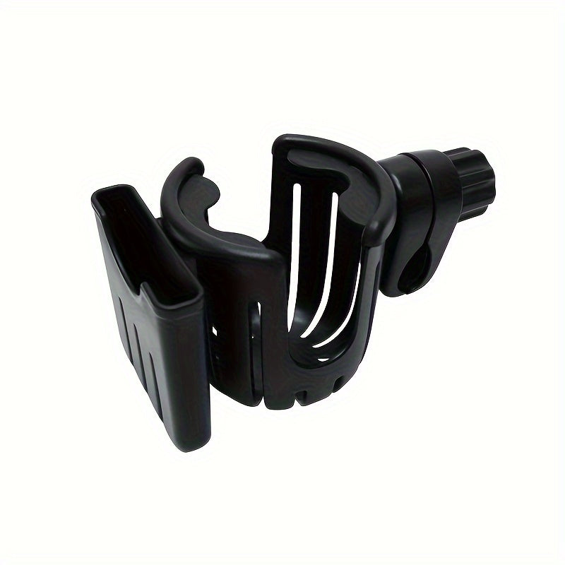 The stroller cup holder for youngsters, complete with a mobile phone holder, can be easily attached to wheelchairs, bicycles, scooters, and strollers. A convenient accessory for parents and caregivers, it also makes a great gift for women and men.