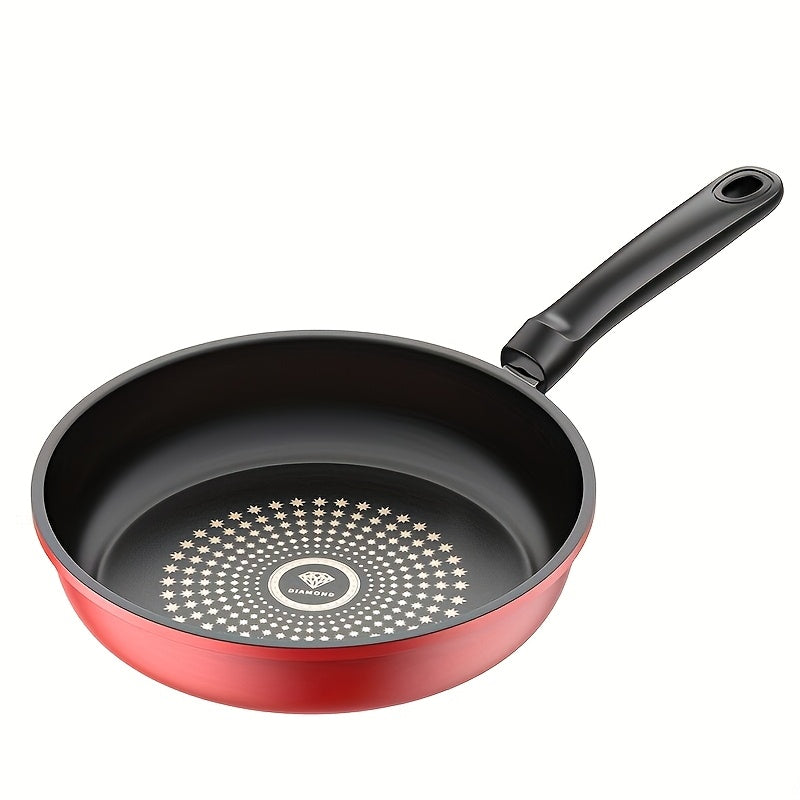 24.0 sm Qozon Temir Non-Stick Skillet: Qaynatish mashinasida yuvish mumkin, induksiya bilan mos, kam tutun bilan sog'lom ovqat tayyorlash, gaz va elektr pechlari uchun.