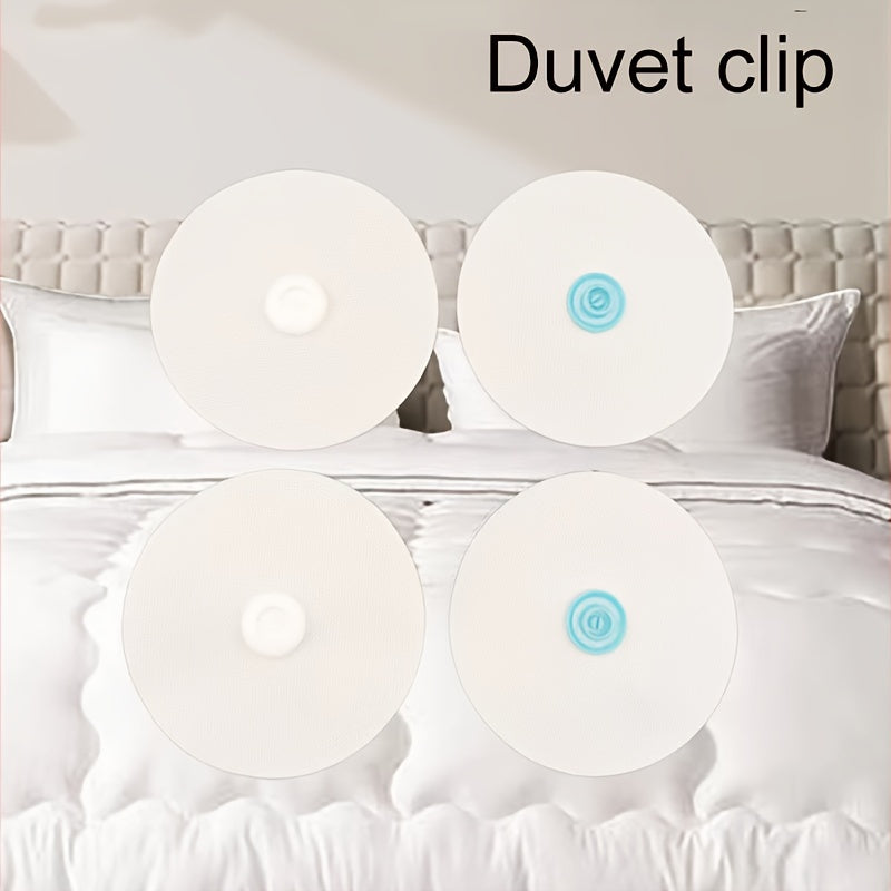 Duvet Clips - Securely hold your sheets in place with this set of 16 white polypropylene clips. Easy to install and iron, with a strong grip for added comfort. Spot-clean safe and no need to adjust once in place.