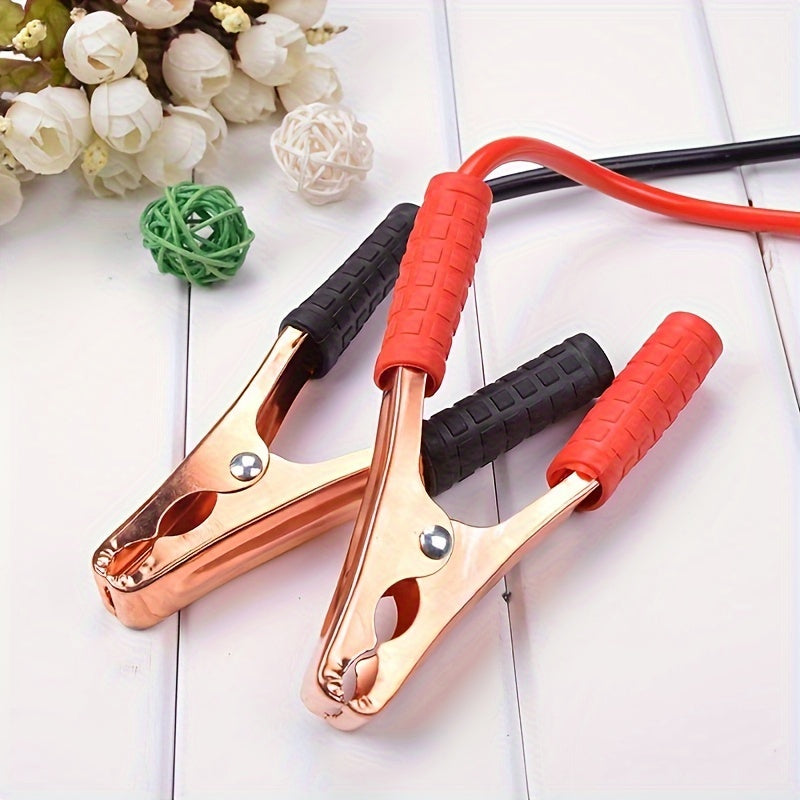 500A jumper cable for cars with battery clamp connection, max 36V voltage, no battery included, hardwired power supply, auto accessory.