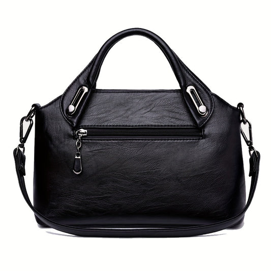 Stylish Solid Color Handbag for Women