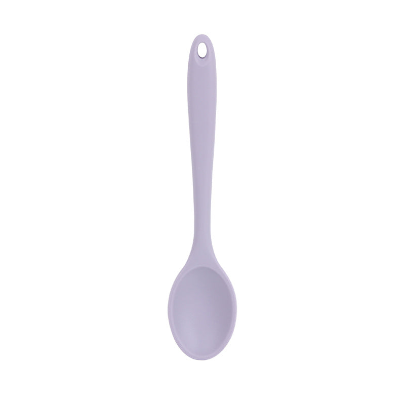 1 piece of silicone soup spoon for meals, kitchen cutlery, and tools.