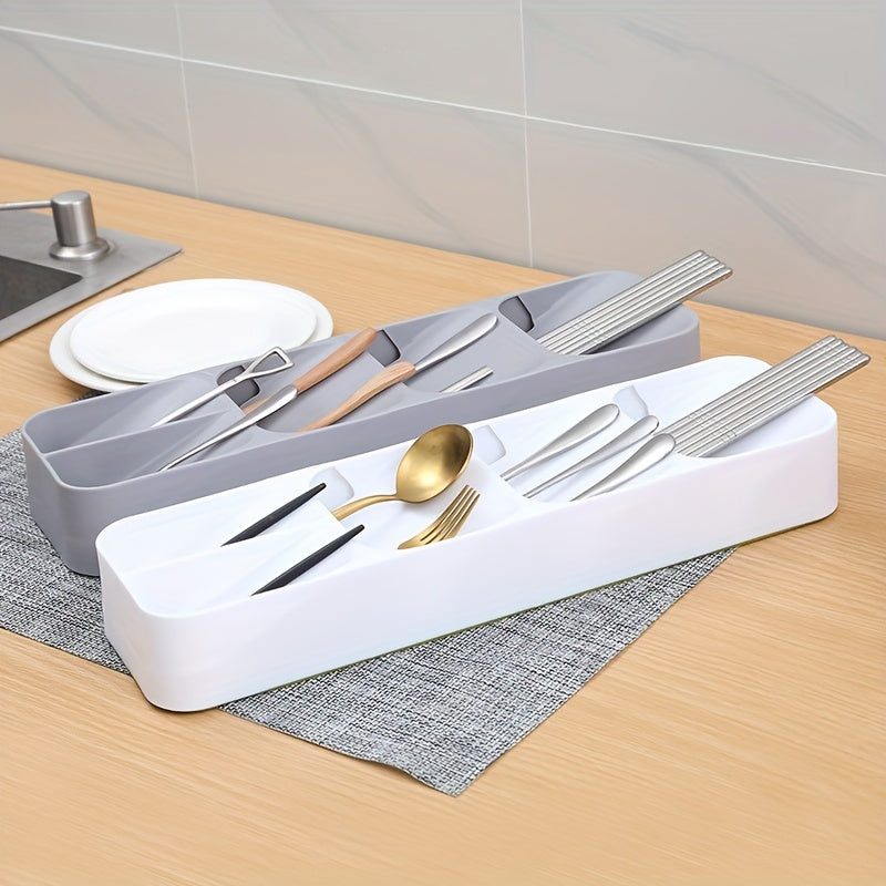 Organize Your Flatware Easily with the 1-Piece Multifunctional Drawer Organizer - Keep Cutlery Sorted, Stored, and Displayed Conveniently