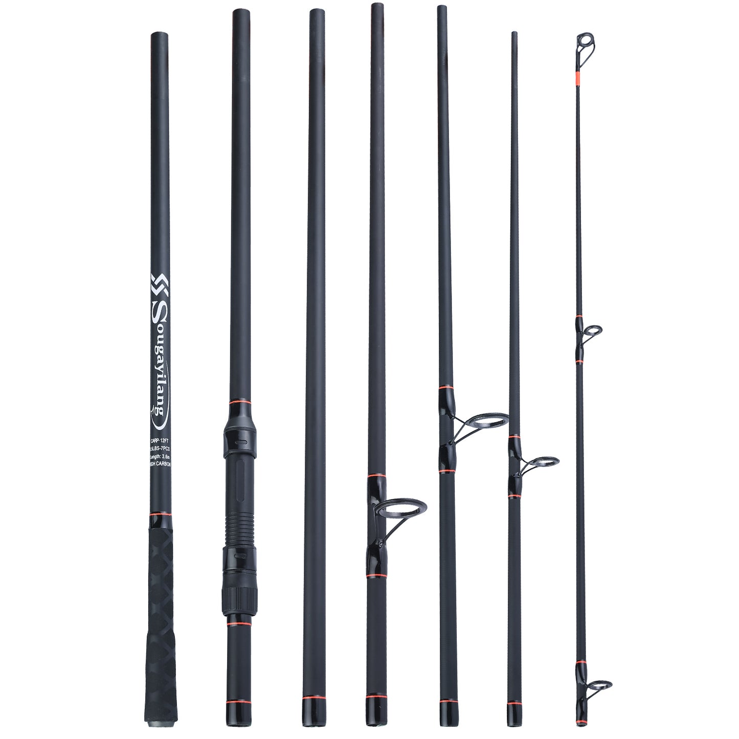 Sougayilang Carp Rod: Lightweight 6/7Section Carbon Fiber for Ultimate Carp Fishing.