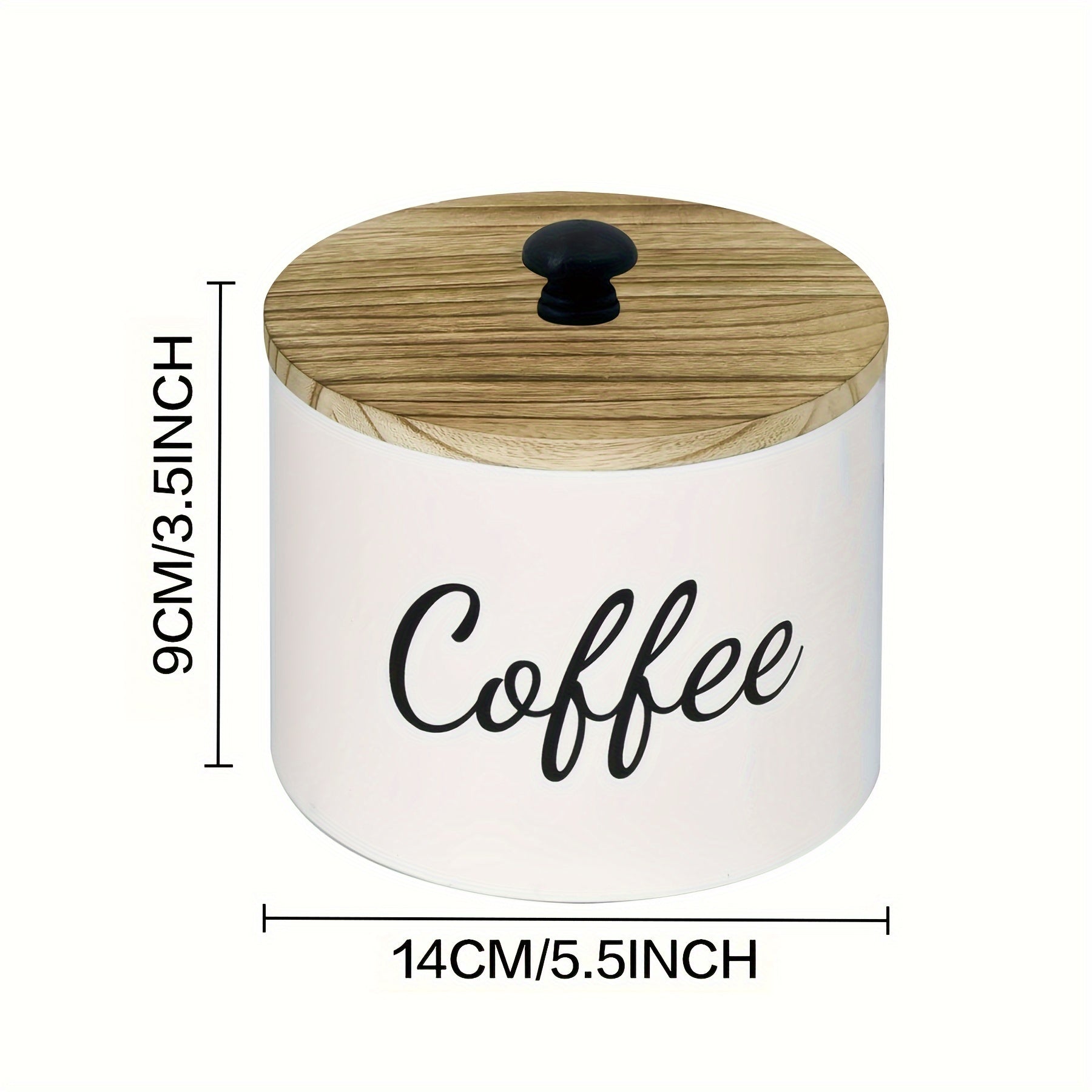 Vintage Style Black Wood Coffee Pod Holder with Lid – Spacious Countertop Organizer for Coffee Filters, Beans & Small Items, Rustic Appeal with Easy-Open Handle and Distressed Finish, Space-Saving Container|Wooden Lid Feature|Large Capacity