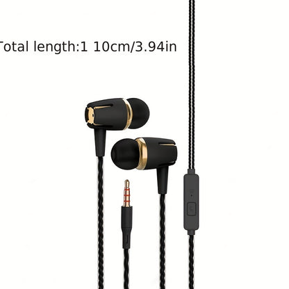 6-pack wired earphones with microphone, in-ear headphones featuring noise reduction, call and bass capabilities, stereo sound, and mixed colors. Compatible with iPhone, iPod, iPad, MP3