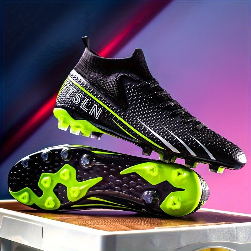 Unisex FG Soccer Cleats with Anti-skid and Breathable design for outdoor use.