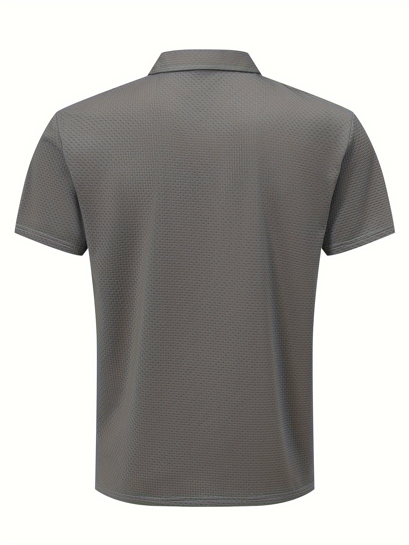 Men's short sleeve golf shirt by Milano Print, perfect for both tennis training and business casual wear. Ideal for summer and outdoor activities.