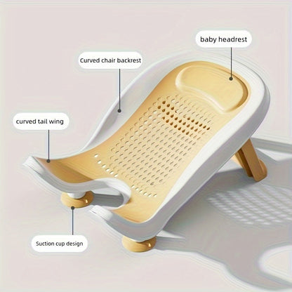 Youngsters' care essential: Easy-Clean bath chair for diaper changes.