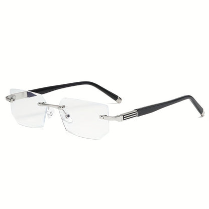 Stylish Y2K design glasses for both men and women block blue light to alleviate eye strain and glare from screens. Budget-friendly option for computers, televisions, phones, and gaming