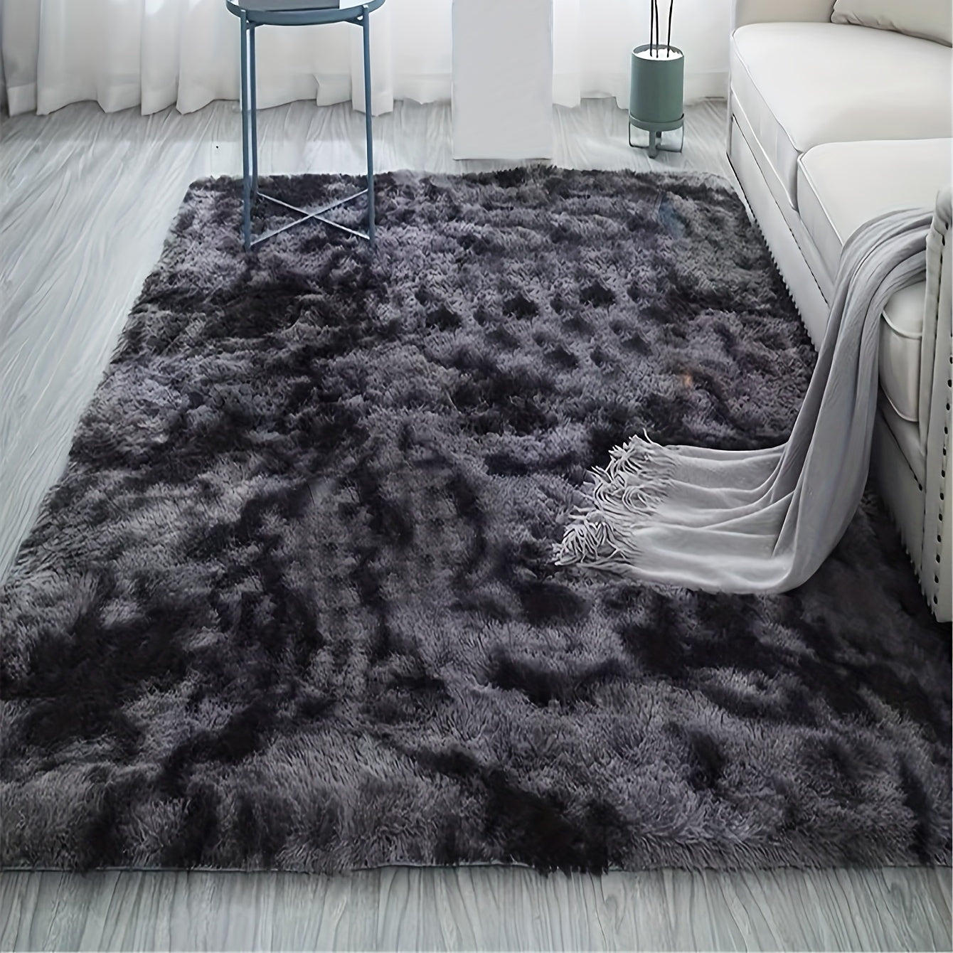 Elevate Your Home Decor with Luxurious Soft Plush Area Rugs: Enhance Comfort & Style - Non-Slip and Easy to Clean in the Washing Machine!