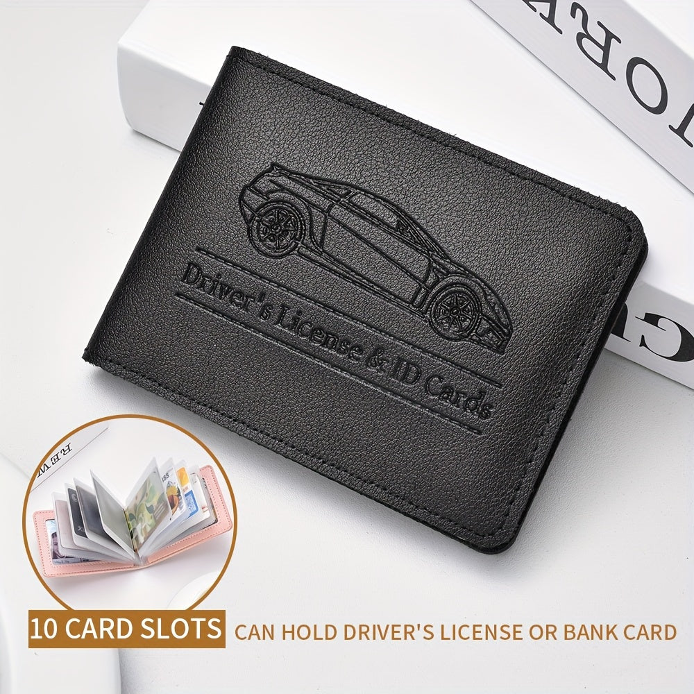 Stylish and lightweight cardholder designed to hold credit cards, driver's licenses, and ID cards for everyday use.