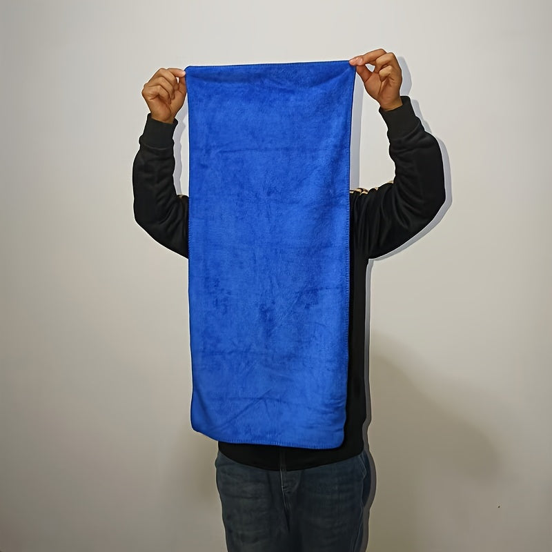 Fast-drying, portable towel for sports, swimming & travel. Soft microfiber, must hand wash.