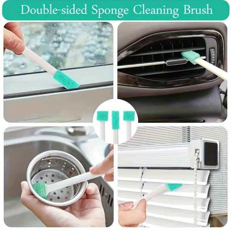 This set includes 8 multipurpose gap cleaning brushes that are reusable and perfect for those hard-to-reach narrow spaces. No electricity required, making it convenient for use at home or in your car. Great for windows, keyboards, appliances, living