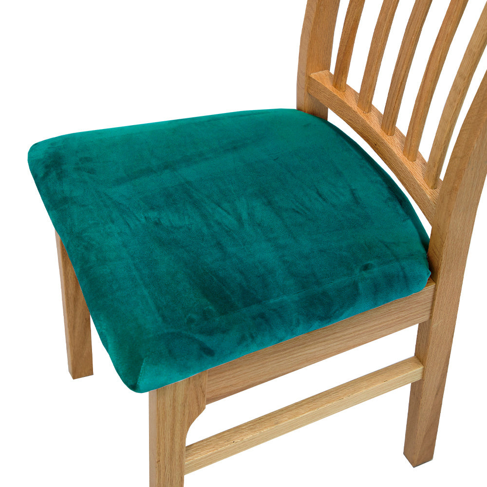 1 piece of velvet dining chair slipcovers for home or event decor.