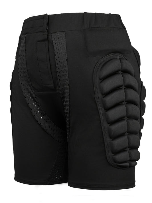 Protective pants for various activities like skating, ice hockey, and motorcycling, with impact resistance and shock absorption for outdoor rides.