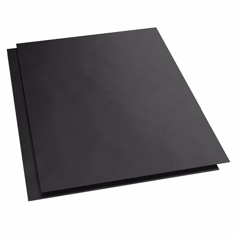 Set of two non-stick Teflon oven mats, each 0.2mm thick and reusable baking liners. These microwave safe kitchen pads are essential baking tools.