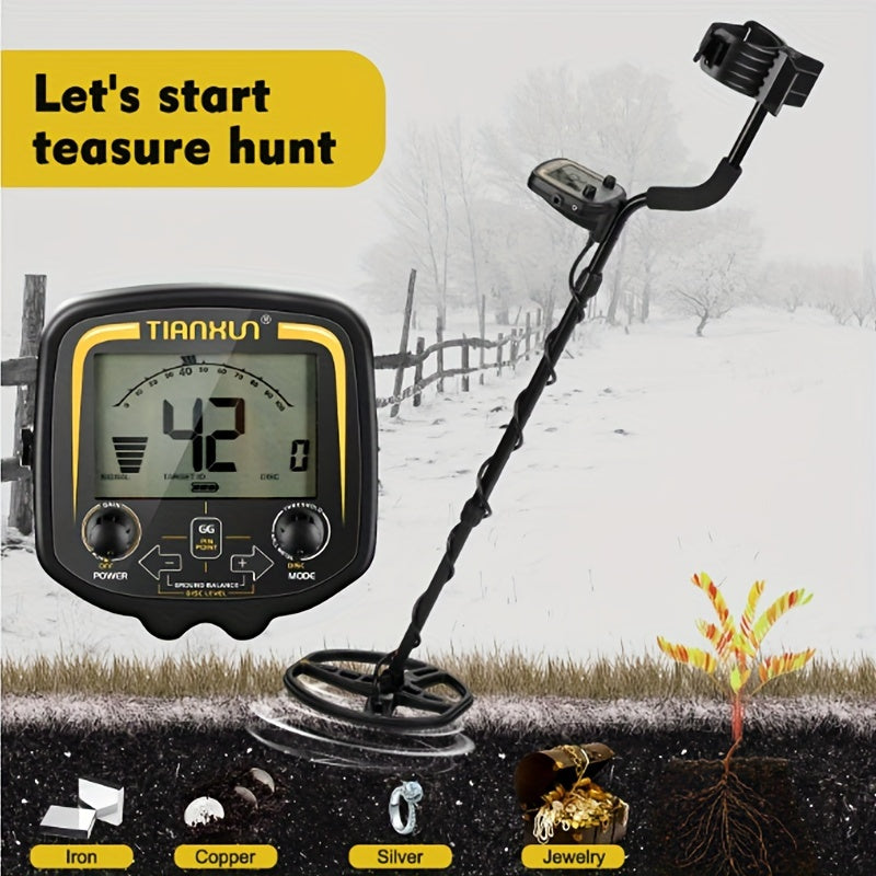 TX-850 Underground Metal Detector, Treasure Finder, Depth 2.5m (Battery Not Included)