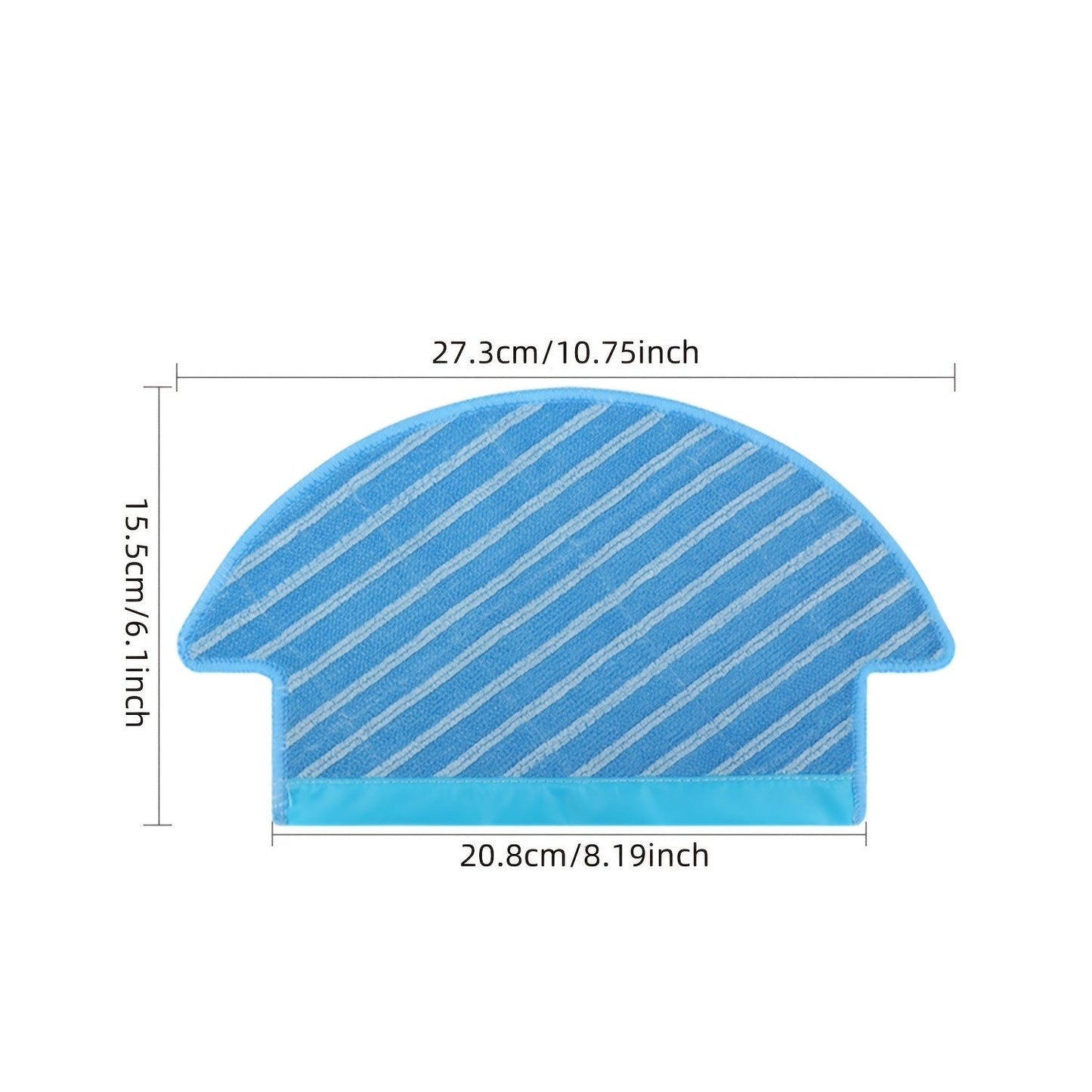 Replacement parts for the Ecovacs Deebot DJ35 DJ36 robotic vacuum cleaner, including 1 set of disposable mop cloths, roller brush, side brush, and HEPA filter.