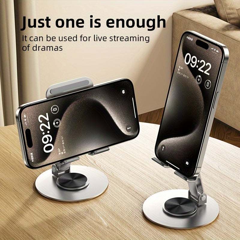 Mobile phone holder for desktop and computer desk accessories. Adjustable height and foldable, compatible with various iPhone models and smartphones.