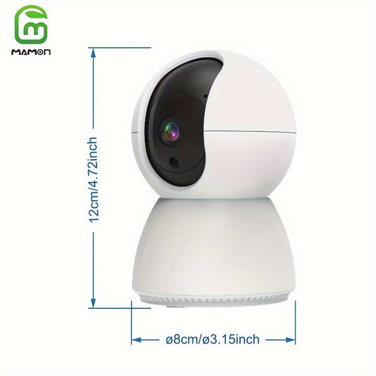 Indoor Security Camera- 2K HD WiFi Pet Monitor with Pan, Tilt, Zoom, Motion Alerts | USB Powered | Various Storage Choices