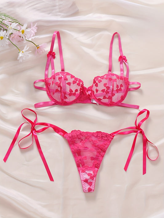 Women's light lingerie set