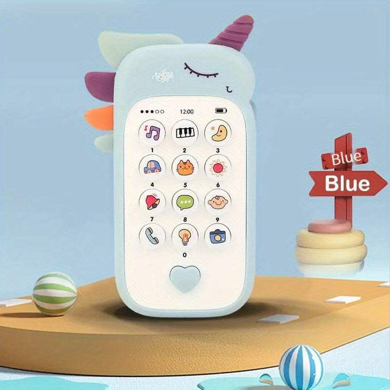 Children's toys that are a multifunctional early education puzzle, music mobile phone, and story machine all in one.