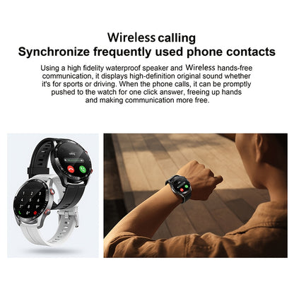 2024 Men's Wireless Smartwatch with Sports & Fitness Features, Sleep Monitoring, Step Counting, Calorie Tracking, iPhone/Android Compatibility.