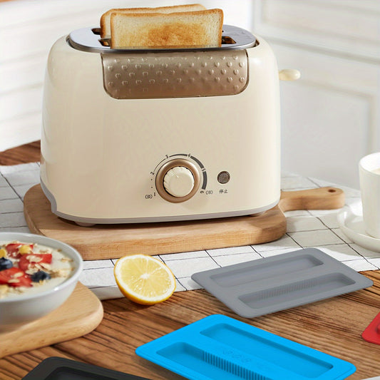 Silicone Reusable Toaster Cover - Easy to Clean, Portable, Multi Color Dust Cover for Toaster - Perfect for Drivers