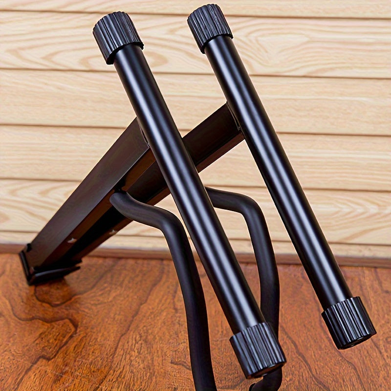 Model A Guitar Stand - Electric and Wooden Music Stand for Electric Bass.