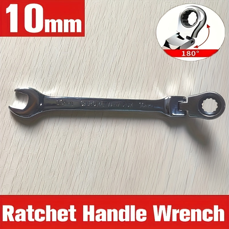 Versatile dual-use ratchet tool with adjustable torque wrench, durable chrome vanadium steel, ergonomic grip for various maintenance tasks on vehicles and boats.