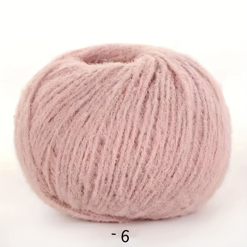 Soft velvet yarn roll made of skin-friendly nylon fiber, 40g mixed color, perfect for DIY hand-knitted plush items like dolls, scarves, blankets, hats, and small accessories.