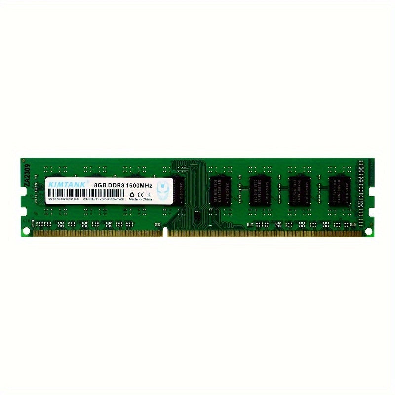 Kimtank Memory Ram DDR3 8G 1600MHz for Unbuffered Desktop Computer