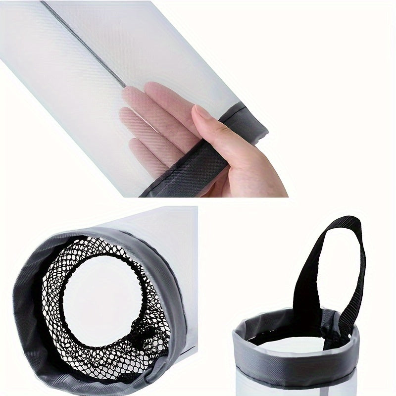 Wall-Mounted Kitchen Organizer for Trash Bag Storage and Dispensing - Plastic Garbage Bag Holder for Kitchen Trash Can